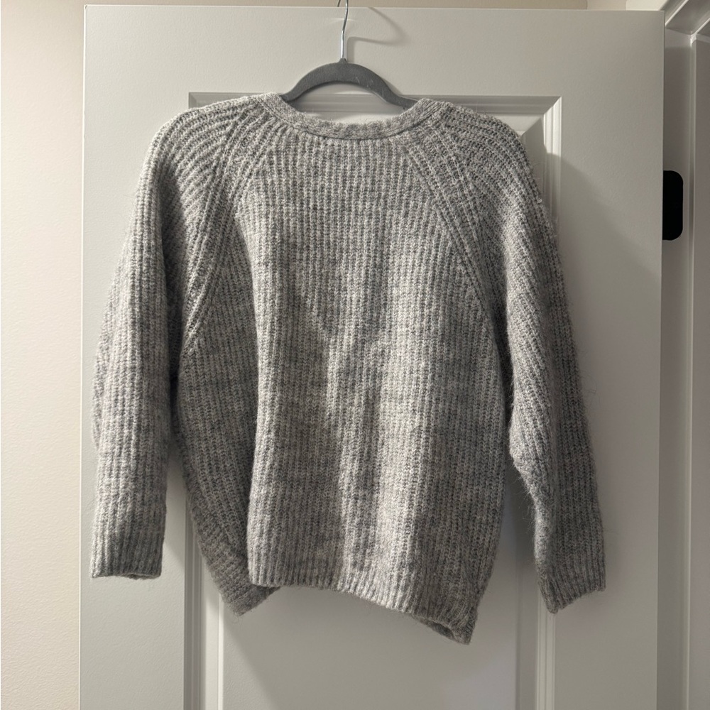 Gray Knit Sweater - Picture 2 of 3